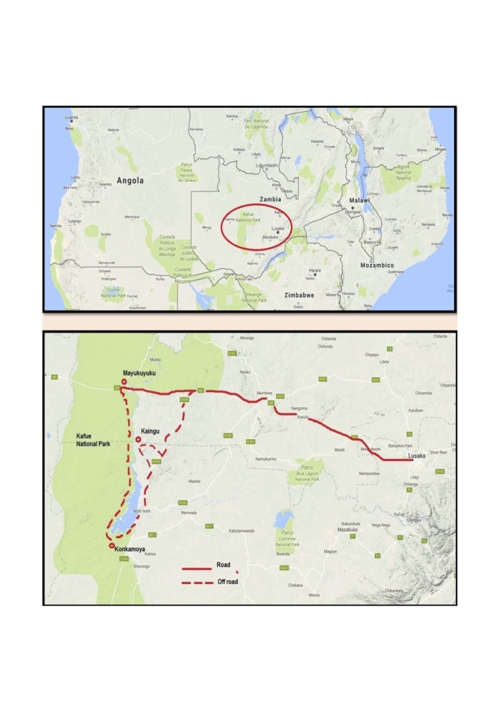 Motorcycle Safari Itinerary Kafue